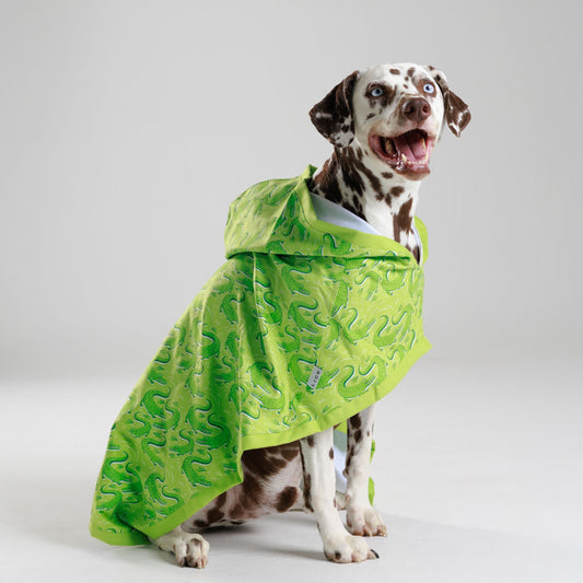 LIFESTYLE SNUGGLE ROBE - CROC-A-DOODLE (GREEN) - LICKco
