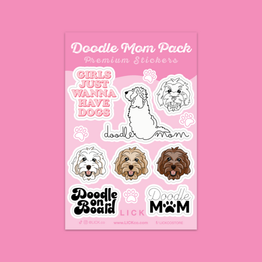 DOODLE MOM PACK- MINI STICKER SHEET