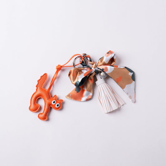 CRAZY CAT - LEATHER CHARM (GOLDEN HOUR)