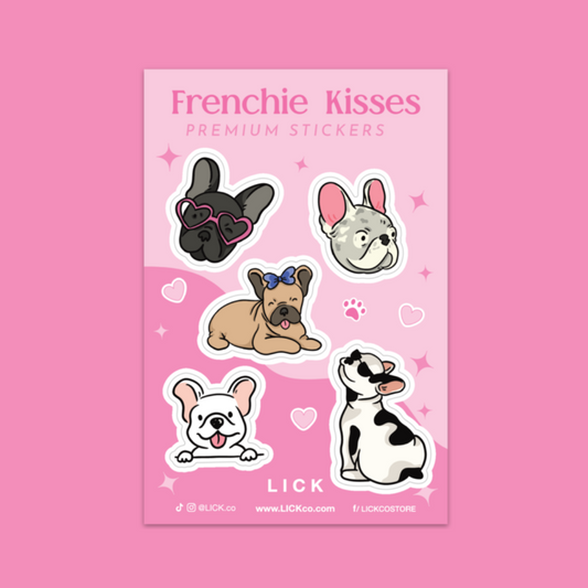 FRENCHIE KISSES - MINI STICKER SHEET