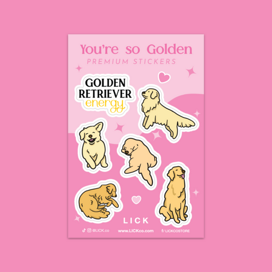 YOU'RE SO GOLDEN - MINI STICKER SHEET