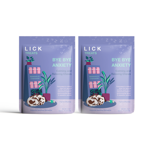 BYE BYE ANXIETY (PACK OF 2) - LICKco