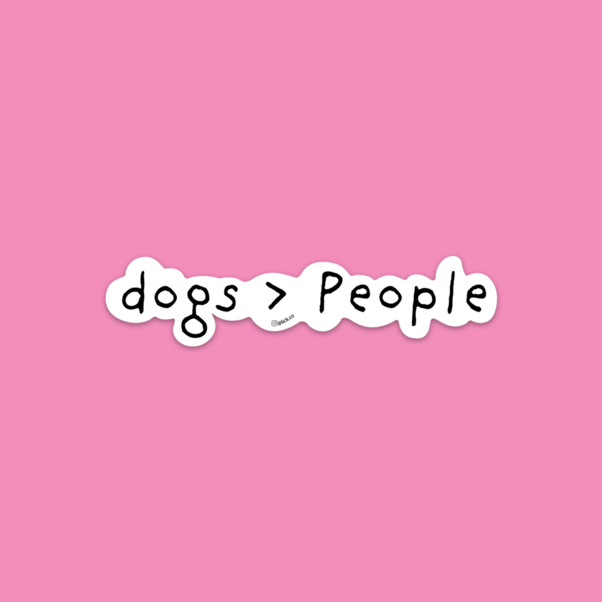 DOGS>PEOPLE - LICKco