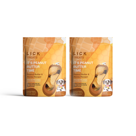 PEANUT BUTTER & HONEY RECIPE ( PACK OF 2) - LICKco