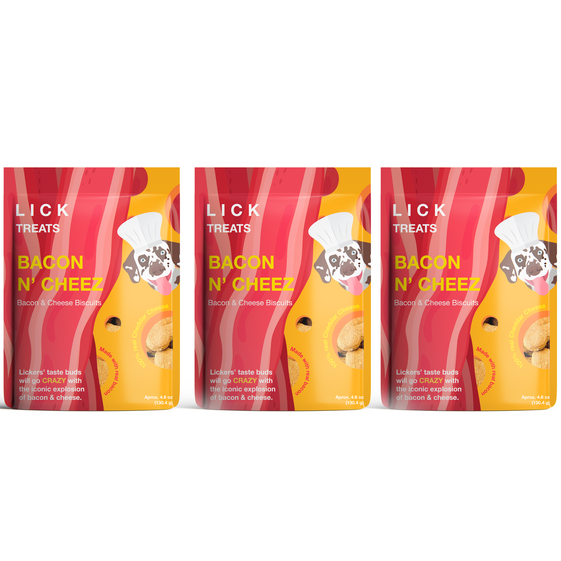 LICK N' CHEEZ (PACK OF 3) - LICKco