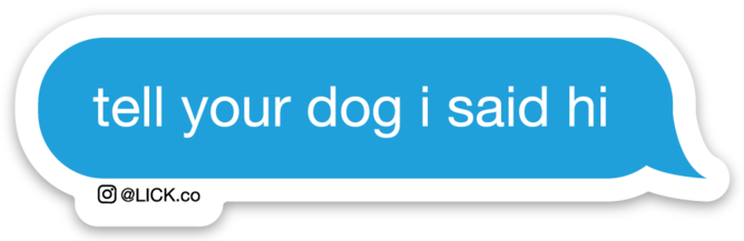 TEXTING #2 - LICKco