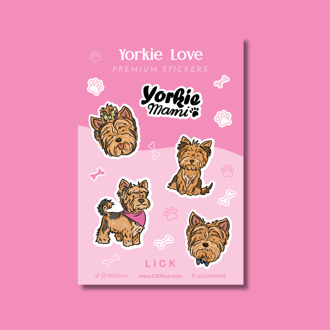 Yorkie Labels YORKIE - MINI STICKER SHEET – LICKco