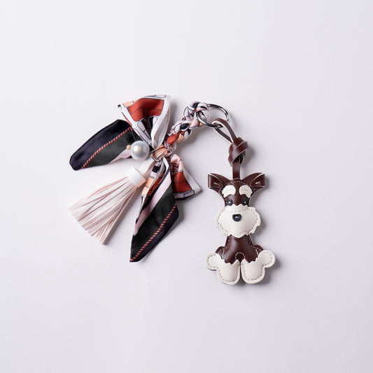 SCHNAUZER - LEATHER CHARM