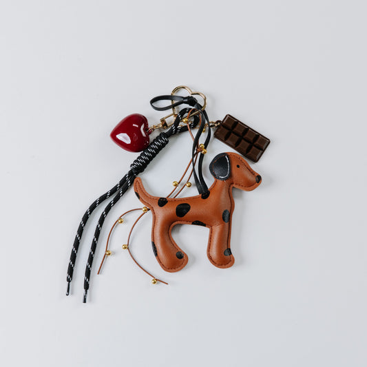 SPOTTED - LEATHER CHARM
