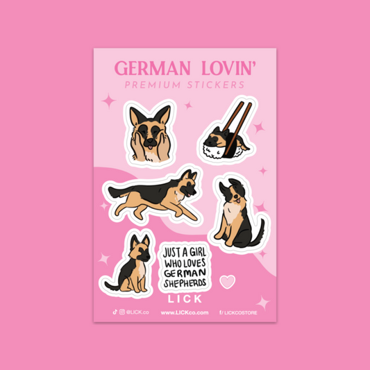 GERMAN LOVIN' - MINI STICKER SHEET