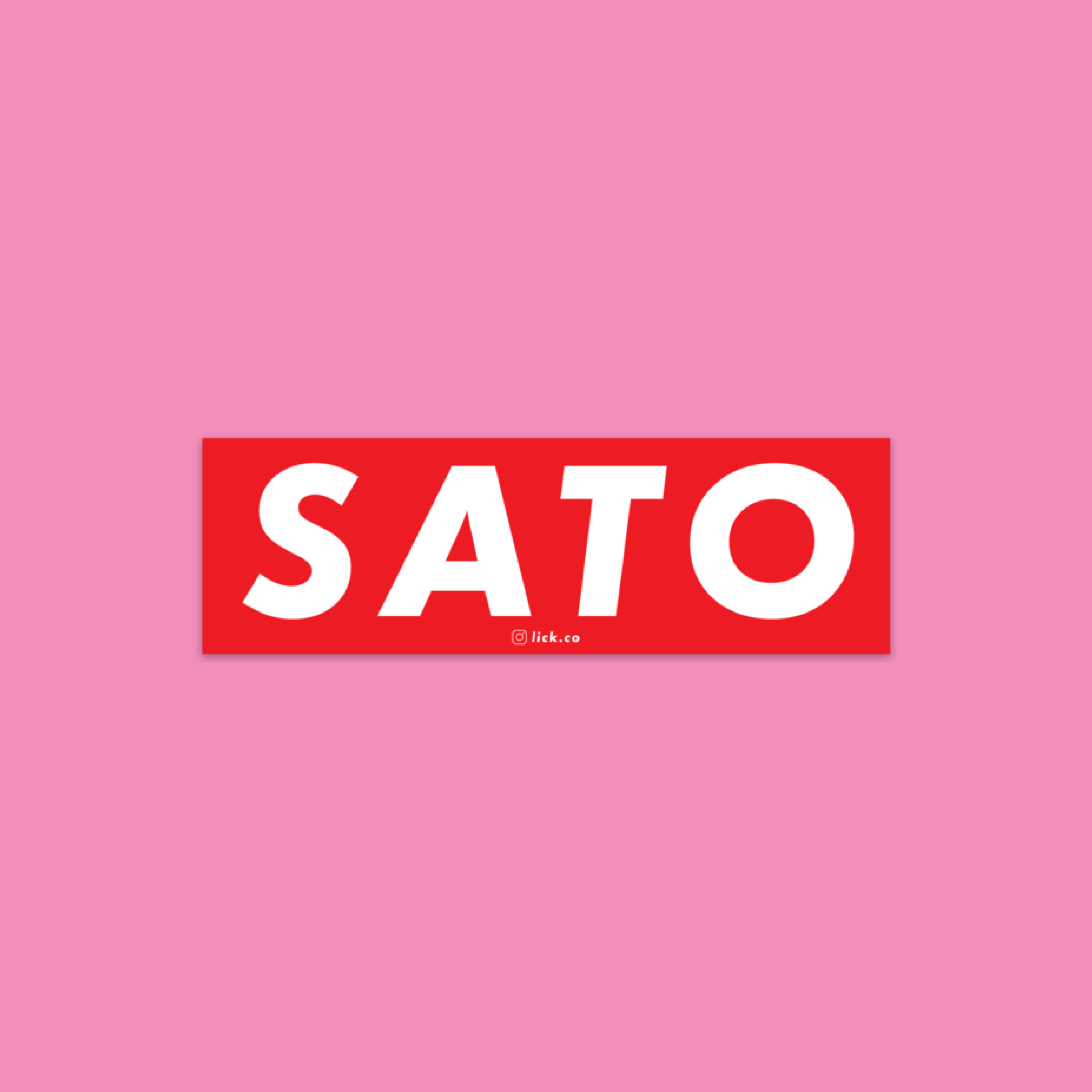 Sato Printer Sticker SATO STICKERS | SATO | PET DOG STICKERS – LICKco